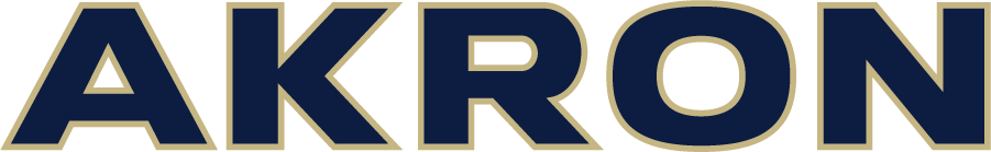 Akron Zips 2022-Pres Wordmark Logo v2 diy iron on heat transfer